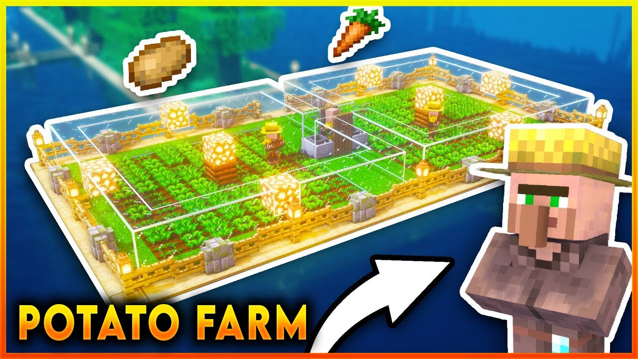 Minecraft Automatic Potato Farm | in Telugu - YouTube