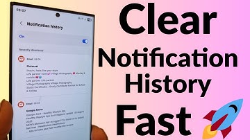 How to Delete Notification History on Android Settings easily