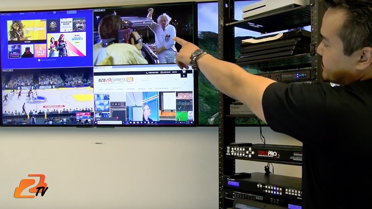 quad screen multiviewer