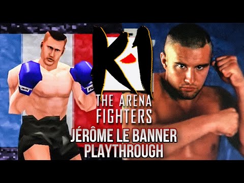 K-1 The Arena Fighters (PS1) - JEROME LE BANNER Playthrough Longplay Gameplay