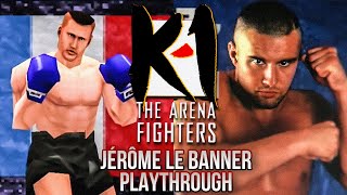 K-1 The Arena Fighters (PS1) - JEROME LE BANNER Playthrough Longplay Gameplay
