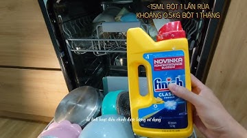 Máy rửa bát Xiaomi Mijia S1 15 bộ - mức tiêu thụ vật tư - những lưu ý sau 1 tháng sử dụng (P.2)