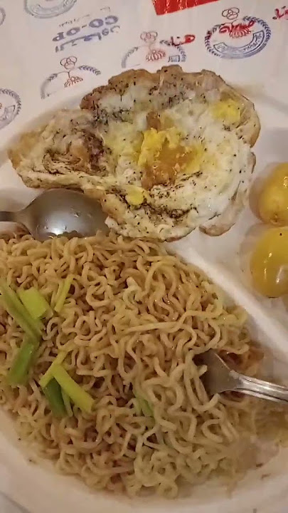 #pancitcanton na my itlog  #asmrshortvideo