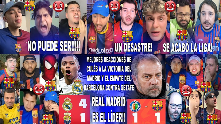 MEJORES REACCIONES DE CULÉS AL REAL MADRID 4-1 LAS PALMAS Y AL GETAFE 1-1 BARCELONA - SHOW DE MBAPPÉ
