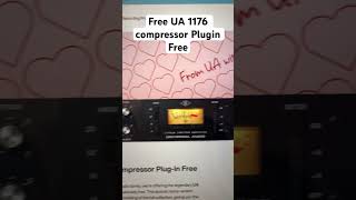 Free UA 1176 compressor Plugin Free