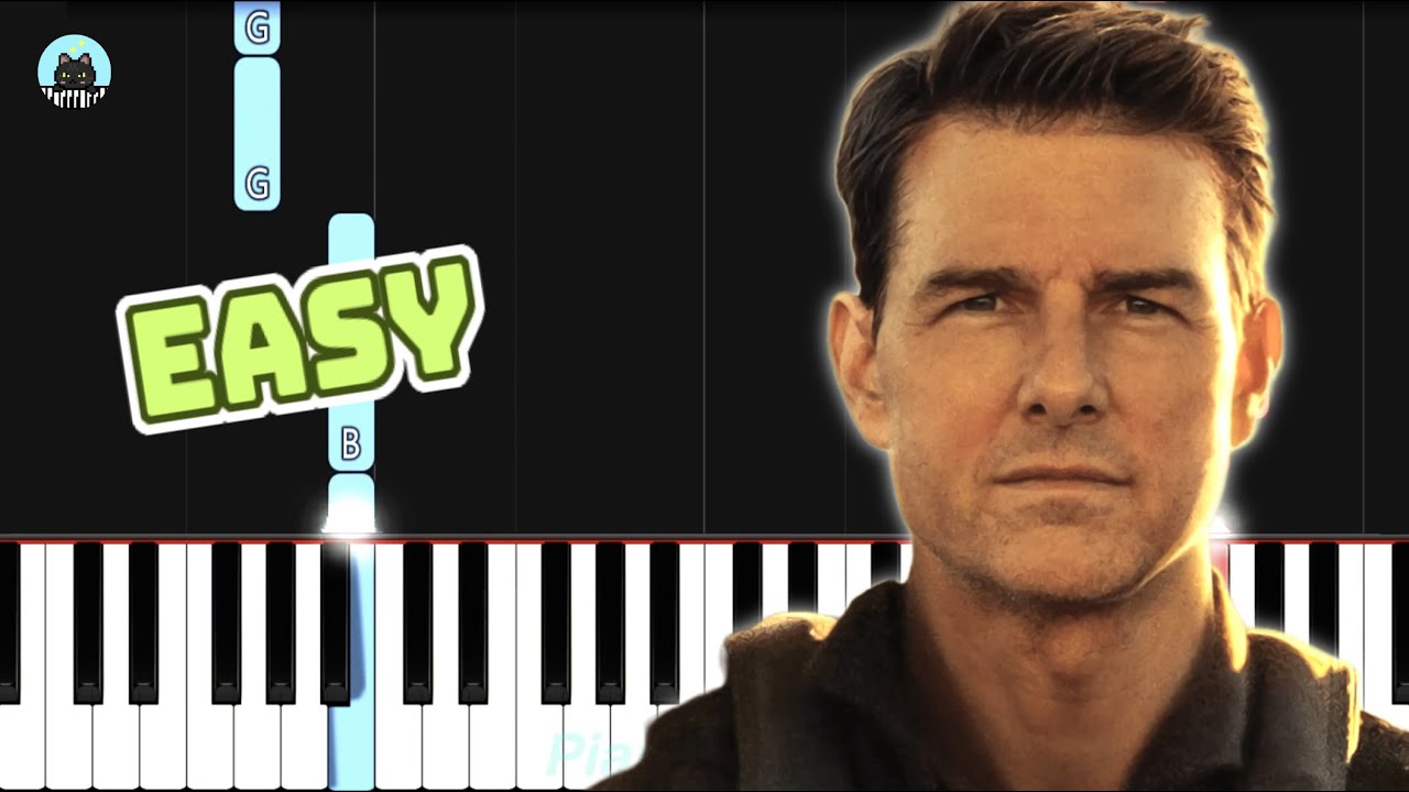 TOP GUN ANTHEM - EASY Piano Tutorial 