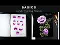 BEAUTIFUL Flower Painting || Basics of flower painting peony || Acrylics