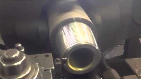 A closer look at Threading a drill pipe