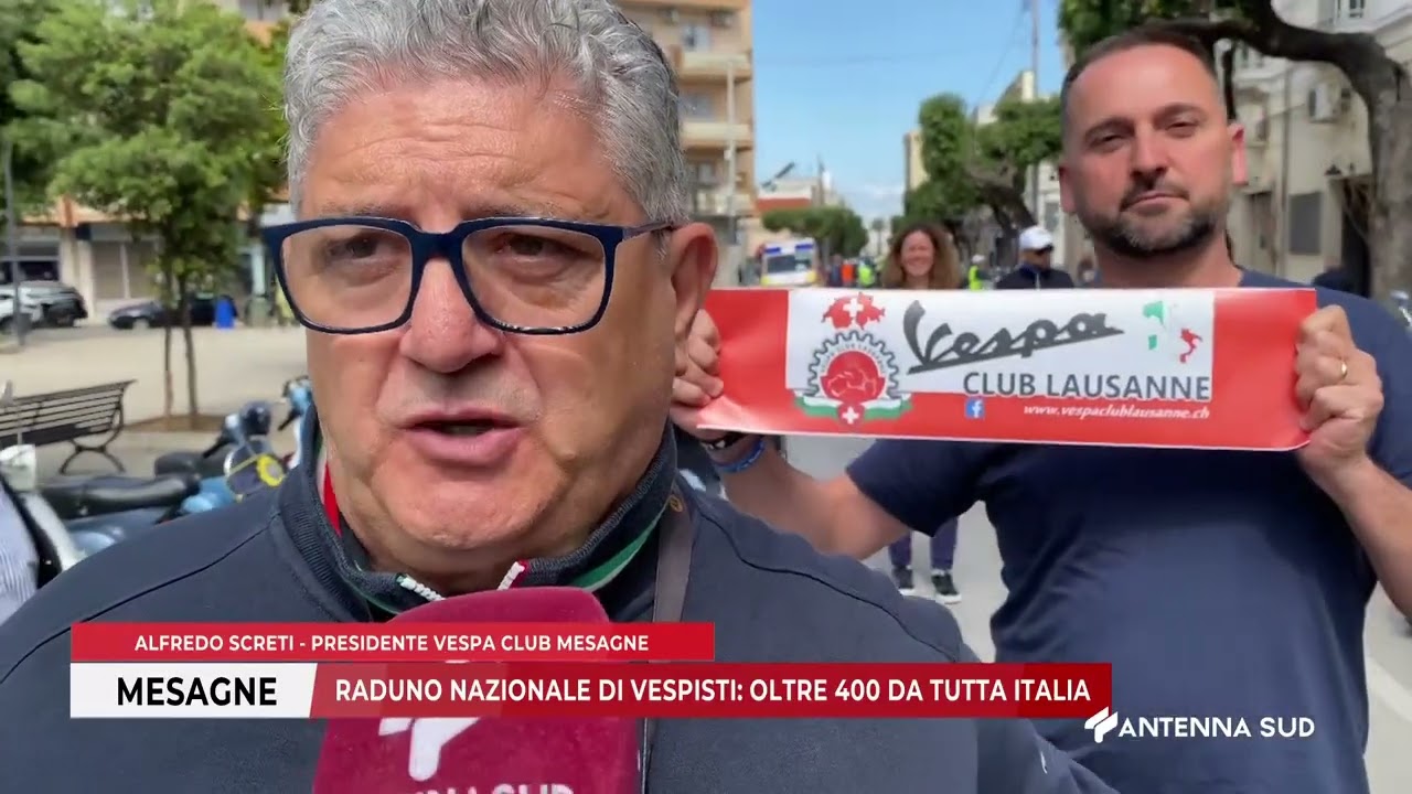 25 MAGGIO 2025   MESAGNE BR   RADUNO NAZIONALE DI VESPISTI OLTRE 400 DA TUTTA ITALIA