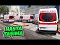 Ambulans Arabalar ile Hastaneye Hasta Taşıyoruz - GTA 5