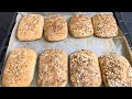 Cómo hacer panes caseros fácil y rápidos/ pan con semillas 👌👌.