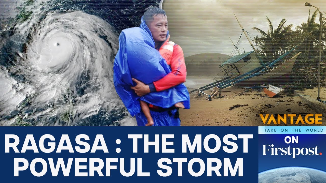 Супертайфун Рагаса парализовал города Азии | Vantage on Firstpost | N18G