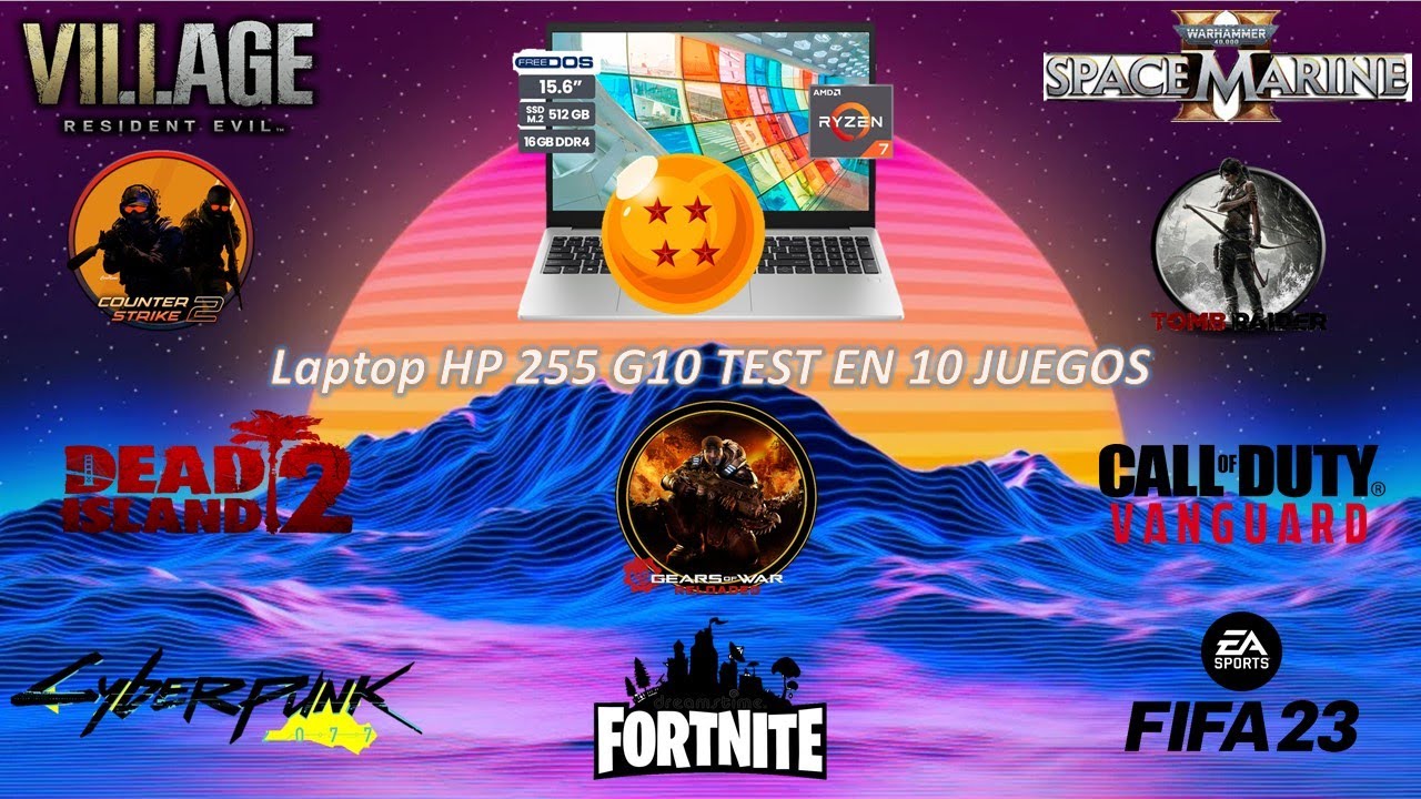 HP 255 G10 | AMD Ryzen 7 7730U | Radeon Vega 8 | 32 GB ram | Test en 10 juegos 😱😲 | Parte #4 | 2025
