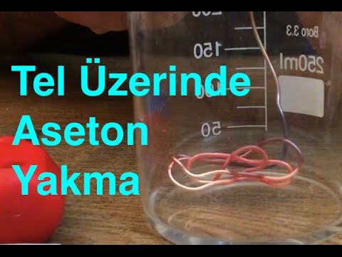 44.video - Aseton Nasıl Yanar ? Çok İlginç ! Deney , Acetone Fire , Experiment