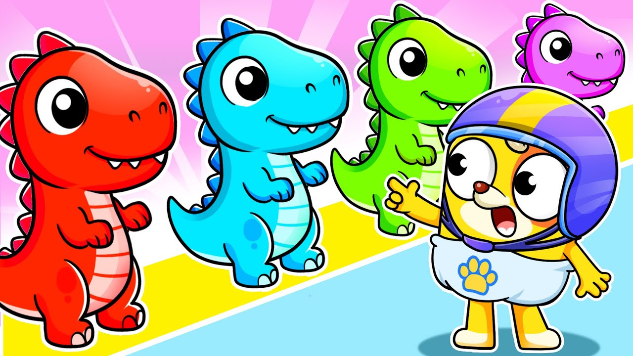 Where Is the REAL Dino Baby? 🦕 Ten Little Dinos | Nursery Rhymes & Kids ...