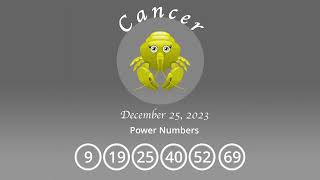 Cancer horoscope for December 25, 2023