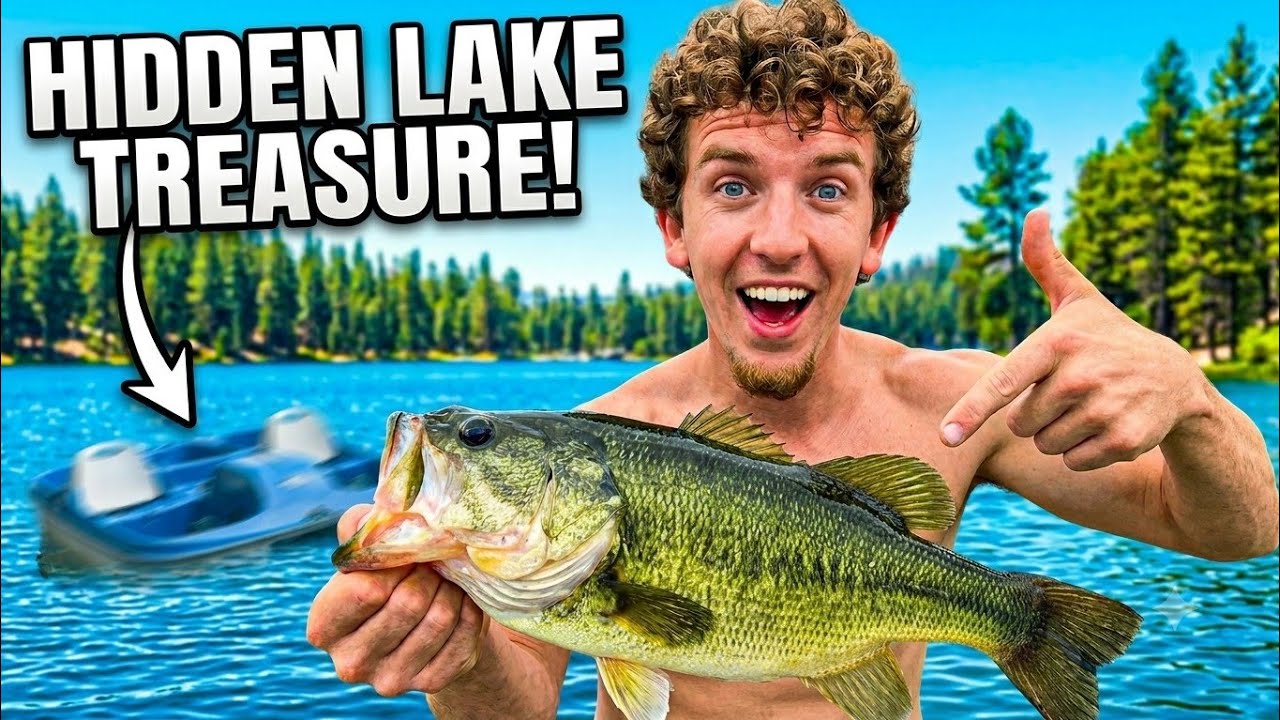 Finding sunken TREASURE While KAYAK FISHING Hidden Lakes. Largemouth Bass Fishing in Virginia!!