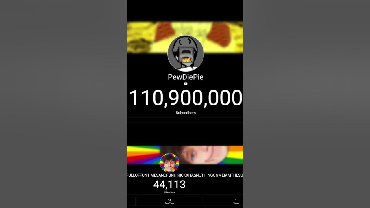 Pewdiepie lost 89k subscribers #shorts - I video escono lunedì alle 14 (non tutte le settimane)

--------------------------------------Social--------------------------------------
Instagram: https://ww