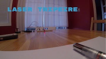 Invisible laser tripwire with arduino