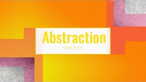 Abstraction intro videos maker - how to make a video intro online - intro maker