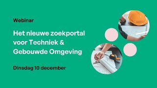 Het nieuwe zoekportal voor Techniek & Gebouwde Omgeving - Digitale leermaterialen