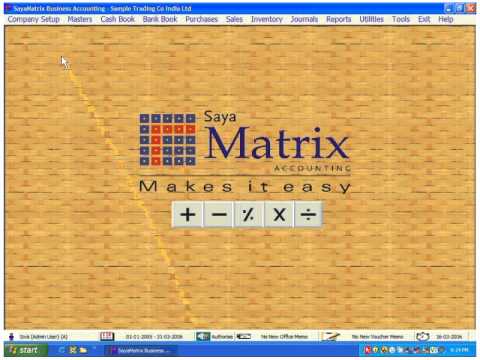 Setup User & Authorization in Saya Matrix Accounting