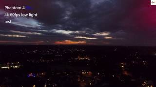Phantom 4 Pro Low light comparison test