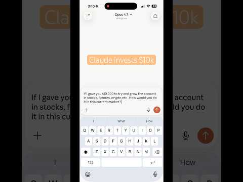 What does #Claude do with $10k #claudecode #investing #ai