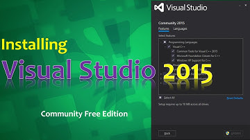 Visual Studio 2015: Installation and Setup for C/C++ development