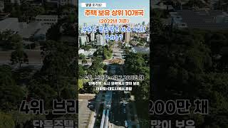 별별 호기심! | 주택 보유 상위 10개국 | 부동산 끝판왕은?