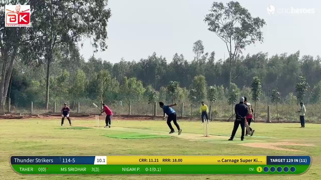 Thunder Strikers vs Carnage Super Kings | No Mercy Season 10(League Matches) | Live - Bengaluru (Ban