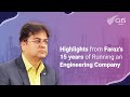 Highlights from farazs 15 years of running an engineering company