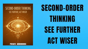 Second-Order Thinking See Further, Act Wiser (Mental Models) | Audiobook