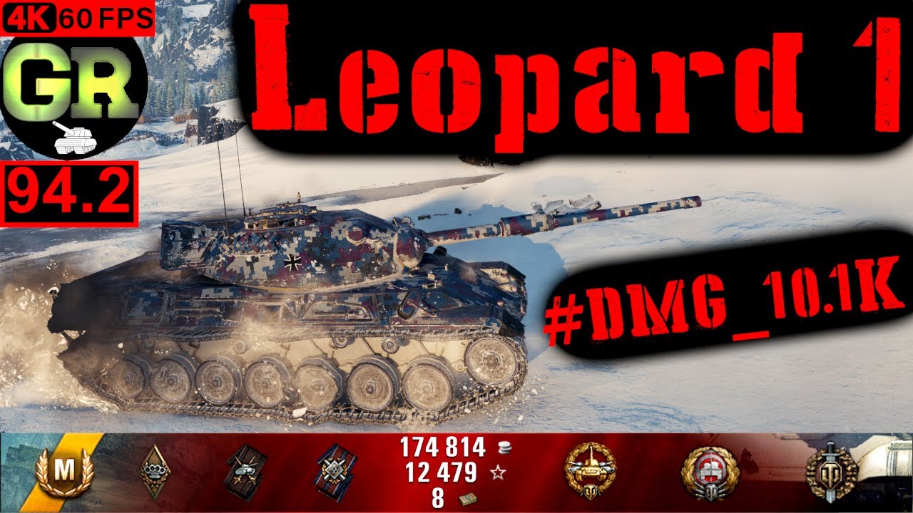 94_World of Tanks Leopard 1 WoT Replay - 6 Kills 10.1K DMG(Patch 1.5.0)
