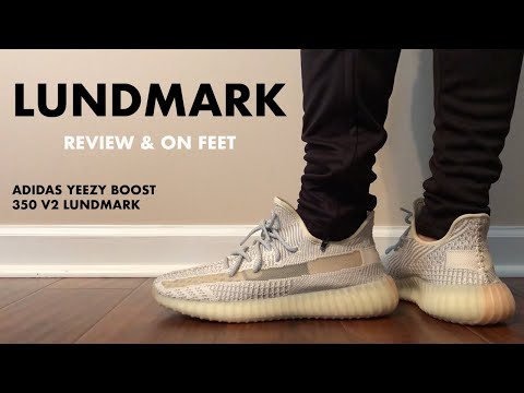 yeezy lundmark on feet