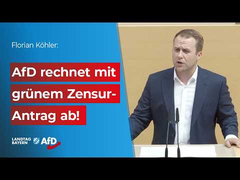 AfD settles accounts with Green Party censorship proposal!