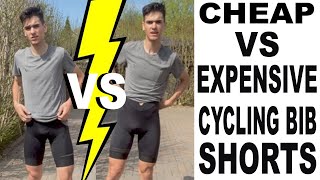 CHEAP VS EXPENSIVE CYCLING BIB SHORTS