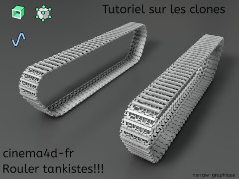 Tutoriel Cinema4d Chenille De Char Youtube