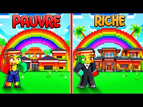 Awariz POOR House vs. Rich Awariz VILLA in Minecraft!