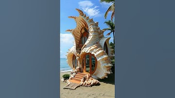 Sculptural Shell Home: Innovative Design Meets Coastal Inspiration