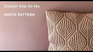 Crochet help for the Hosta pattern