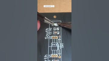 How to soldering 0805 SMD LED light shorts