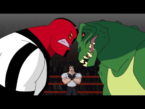 Ben 10: Four-Arms vs Gaterboy and Porcupine