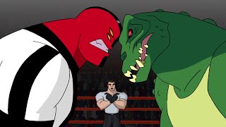 Ben 10: Four-Arms vs Gaterboy and Porcupine