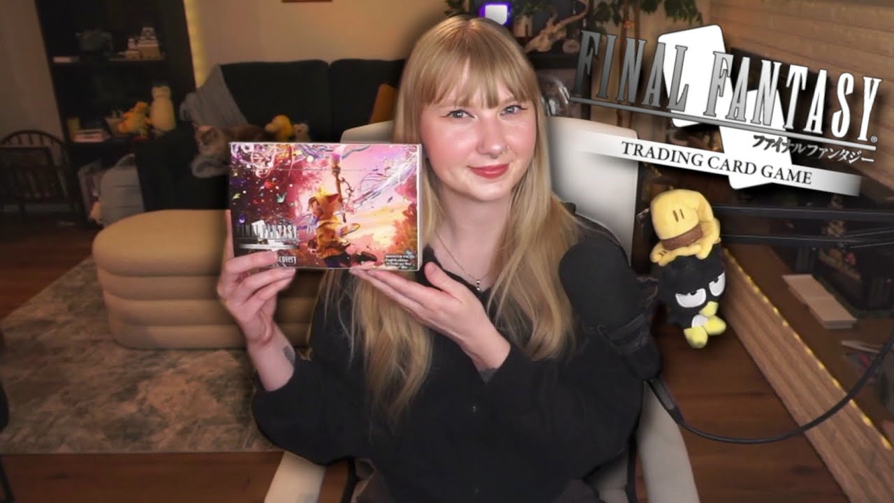 Открытие коробки с бустерами для Final Fantasy TCG Journey of Discovery!