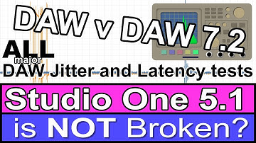 Daw V DAW 7.2 - MIDI Input Latency/Jitter tests for All DAWs (S1 redeems itself?!?)
