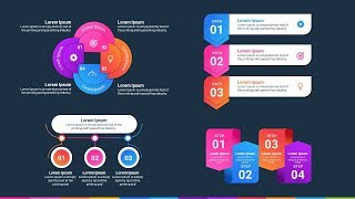 How To Make Flat Infographic Elements in Powerpoint  |  Powerpoint Show