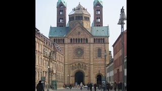 An Entrance To Speyer Cathedral, It Was Added To The Unesco World Heritage List