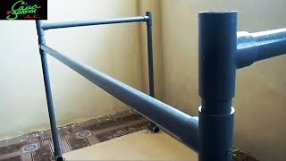 Стол из труб ПВХ, за 30 минут, 2019, Table made of PVC pipes Стол из труб ПВХ, за 30 минут, 2019, Table made of PVC pipes
