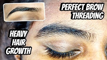 Perfect Eyebrow Threading Technique for Heavy Hair Growth! | Eyebro Kaise Banaye?